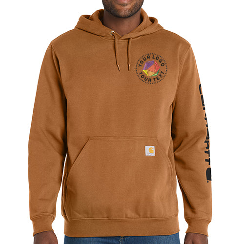Custom Embroidered Carhartt® Midweight Hooded Logo Sweatshirt - CTK288