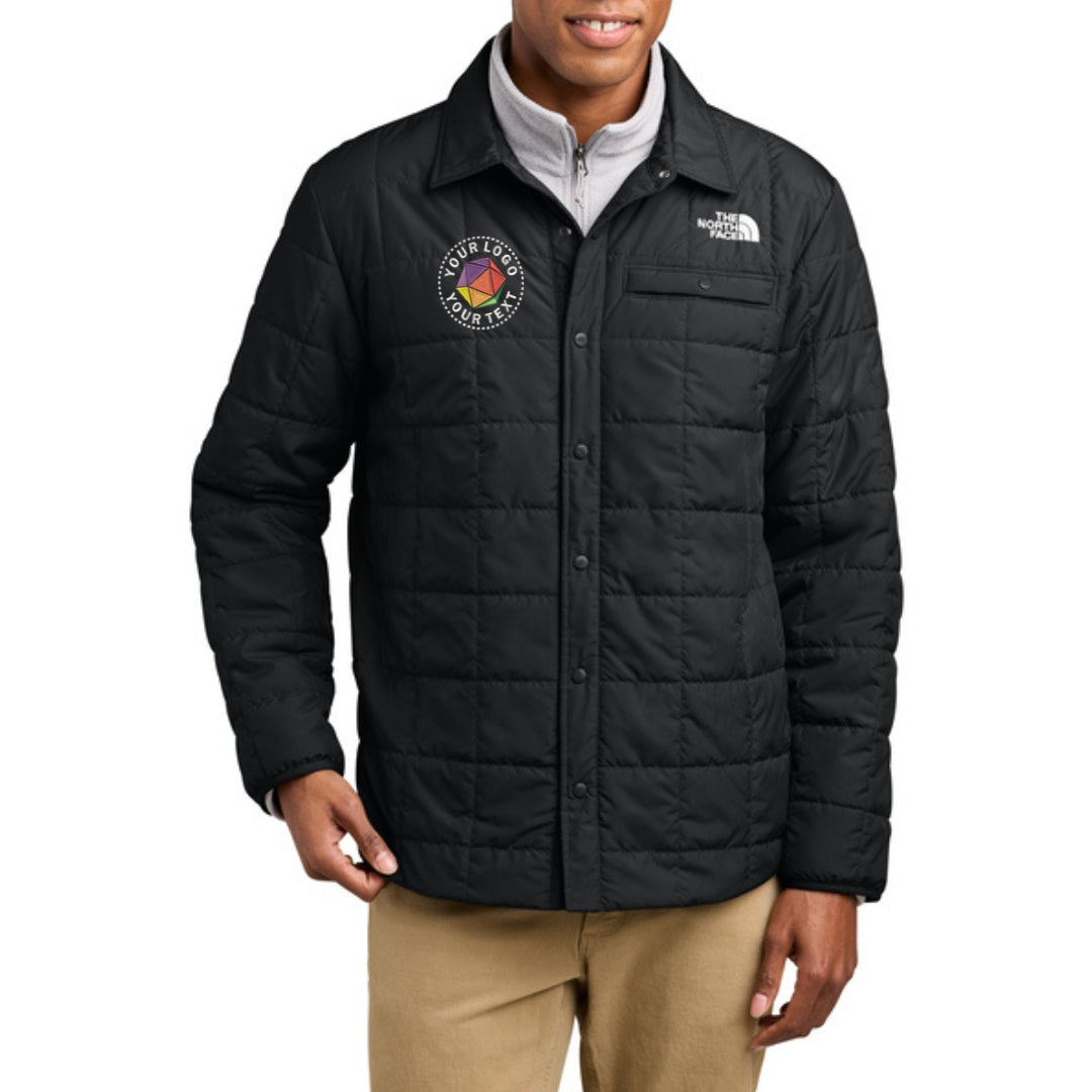 Custom Embroidered The North Face® Iron Drift Quilted Shirt Jacket - NF0A8JEX