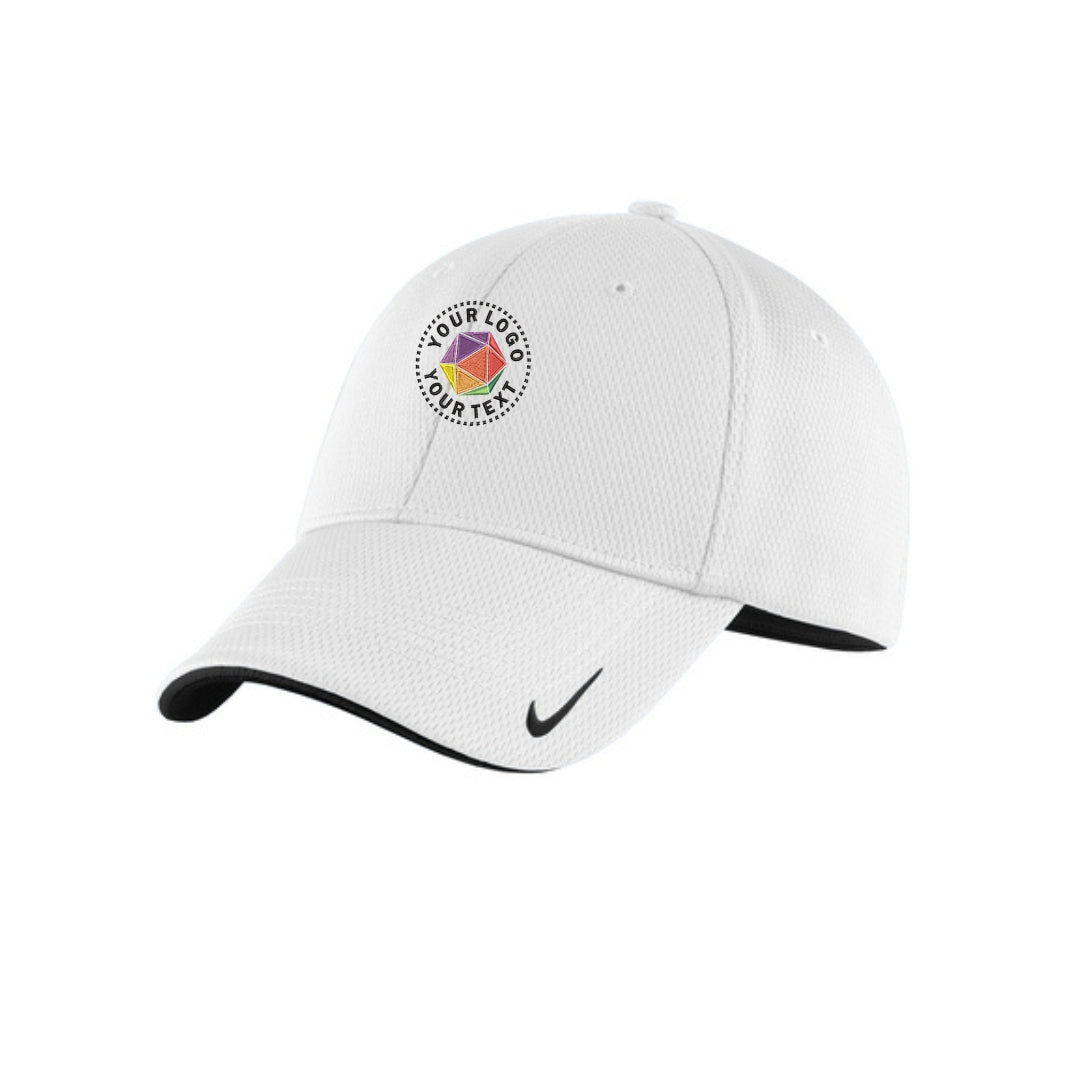 Custom Embroidered Nike Dri-FIT Stretch Mesh Sandwich Bill Cap - NKFD9718