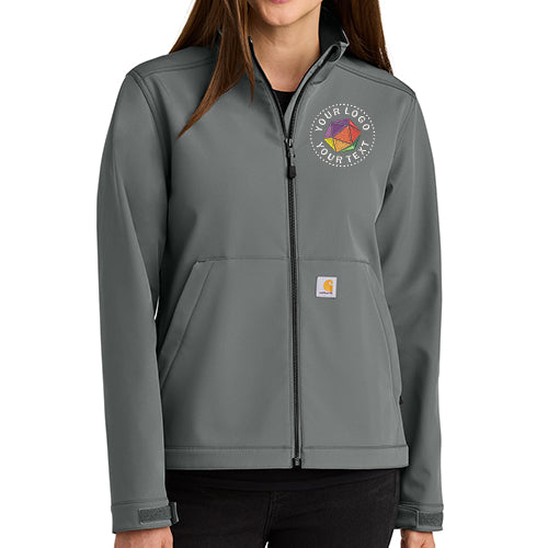 Custom Embroidered Carhartt® Women’s Rain Defender® Soft Shell Jacket - CT107115