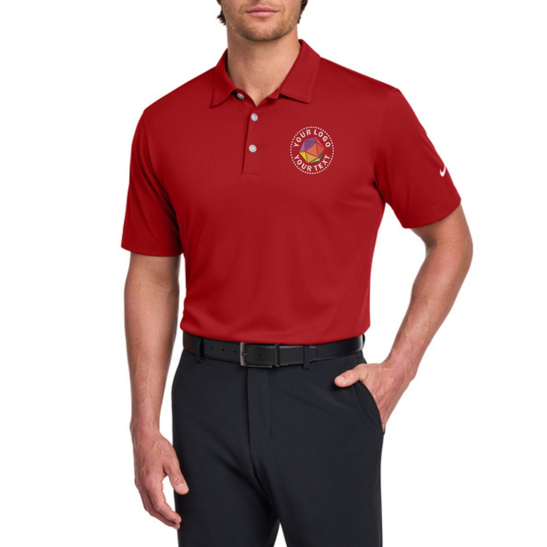 Custom Embroidered Nike Dri-FIT Vertical Mesh Polo - 637167