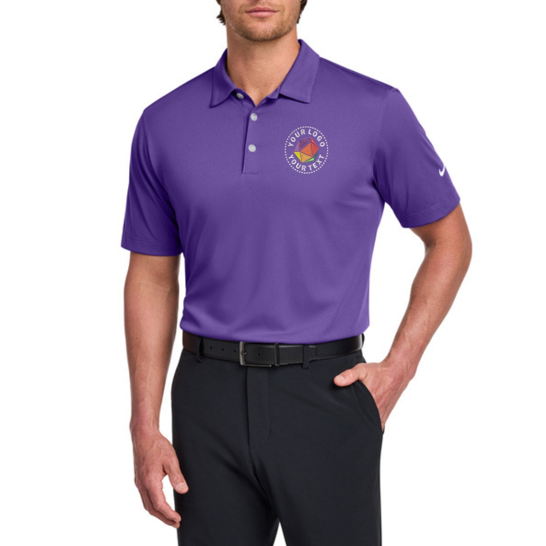 Custom Embroidered Nike Dri-FIT Vertical Mesh Polo - 637167