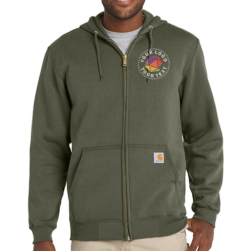 Custom Embroidered Carhartt® Midweight Hooded Zip-Front Sweatshirt - CTK122