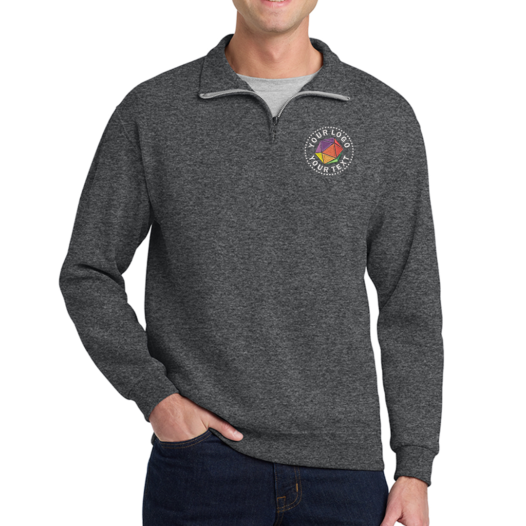 995M JERZEES® - NuBlend® 1/4-Zip Cadet Collar Sweatshirt