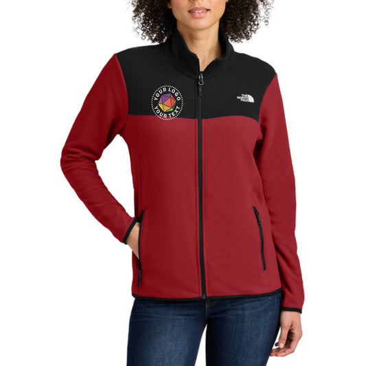 Custom Embroidered The North Face® Women's Glacier Full-Zip Fleece Jacket - NF0A7V4K