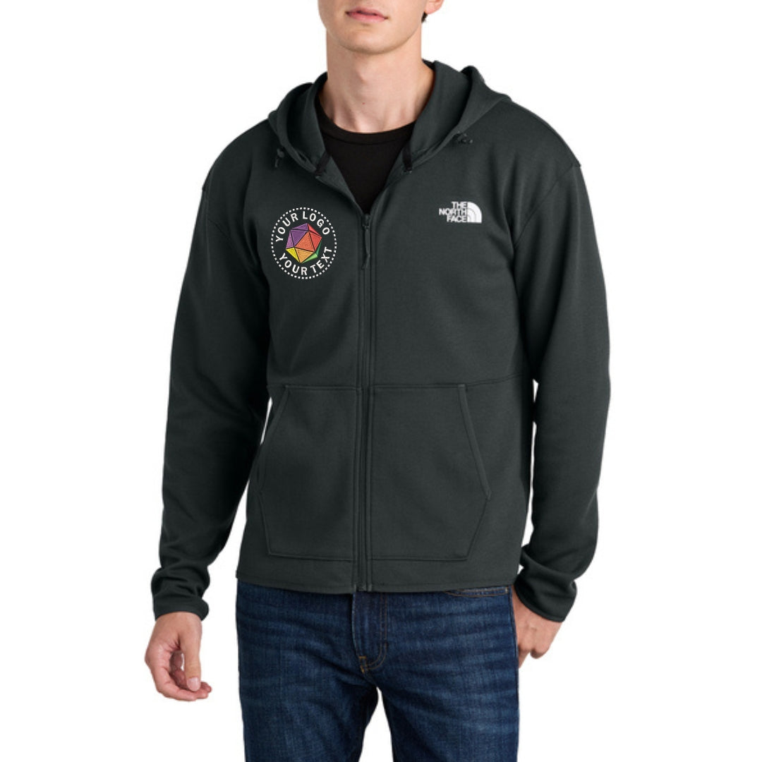 Custom Embroidered The North Face® Double-Knit Full-Zip Hoodie - NF0A8BUS