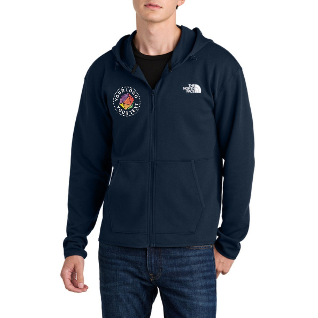 Custom Embroidered The North Face® Double-Knit Full-Zip Hoodie - NF0A8BUS