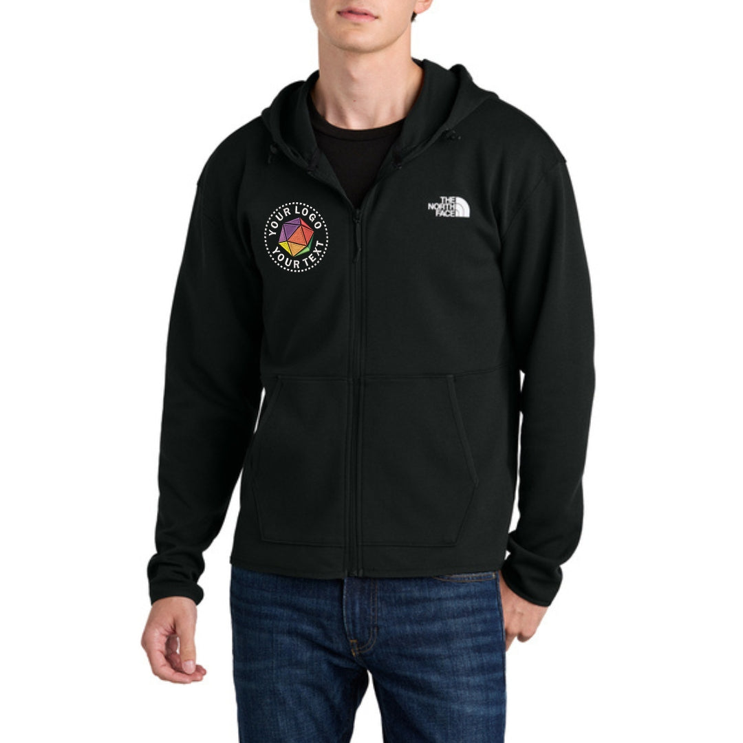Custom Embroidered The North Face® Double-Knit Full-Zip Hoodie - NF0A8BUS