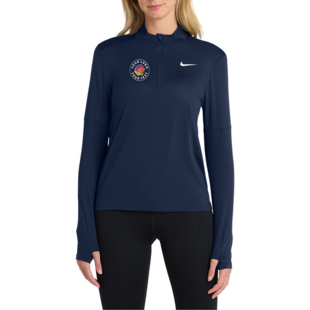 Custom Embroidered Nike Women's Dri-FIT Element 1/2-Zip Top - NKDH4951