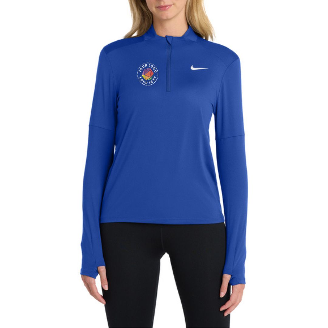 Custom Embroidered Nike Women's Dri-FIT Element 1/2-Zip Top - NKDH4951