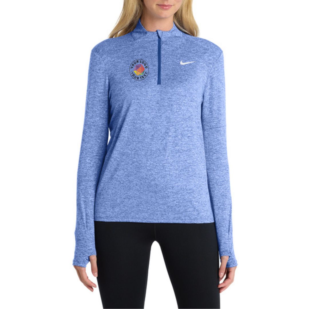 Custom Embroidered Nike Women's Dri-FIT Element 1/2-Zip Top - NKDH4951