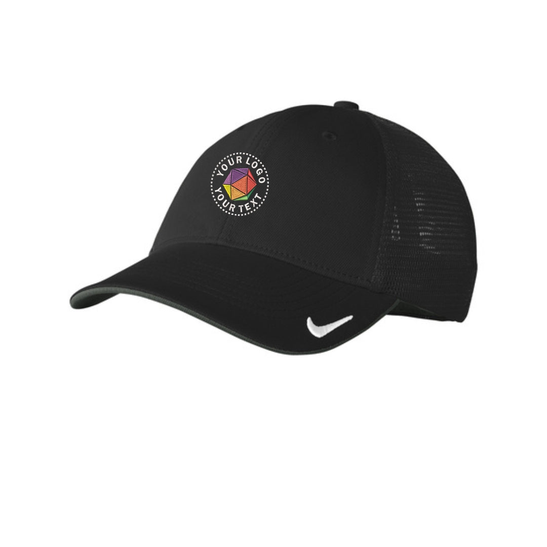 Custom Embroidered Nike Stretch-to-Fit Mesh Back Cap - NKFB6448