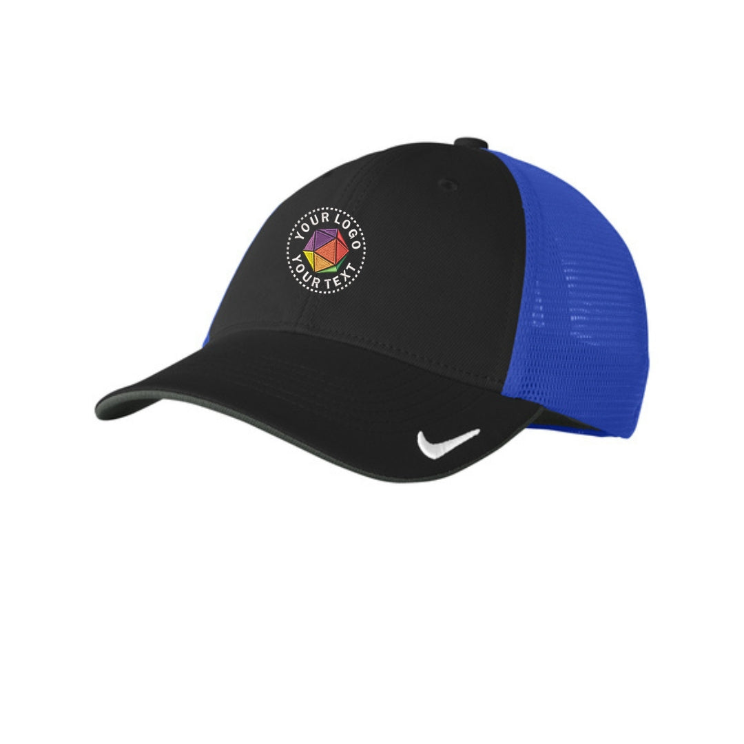 Custom Embroidered Nike Stretch-to-Fit Mesh Back Cap - NKFB6448
