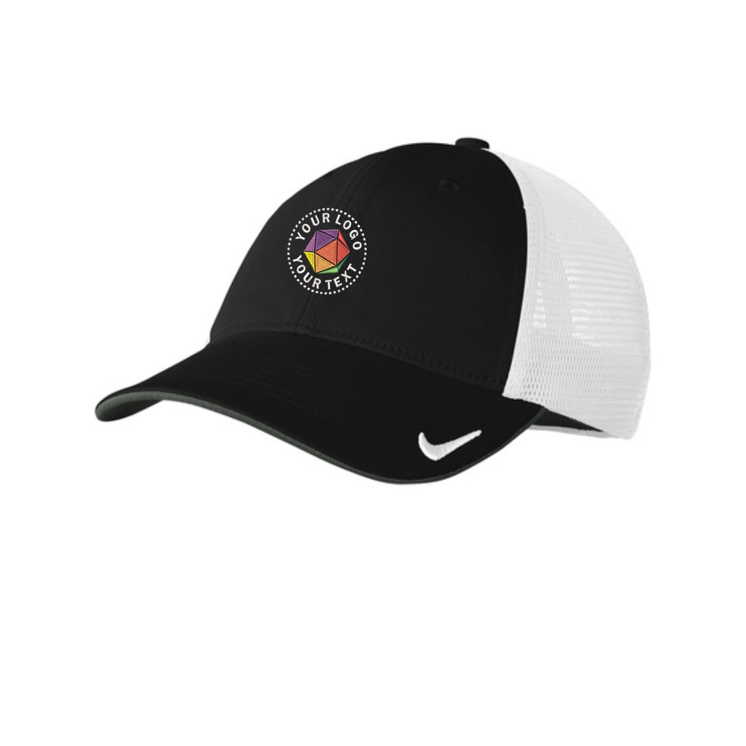 Custom Embroidered Nike Stretch-to-Fit Mesh Back Cap - NKFB6448