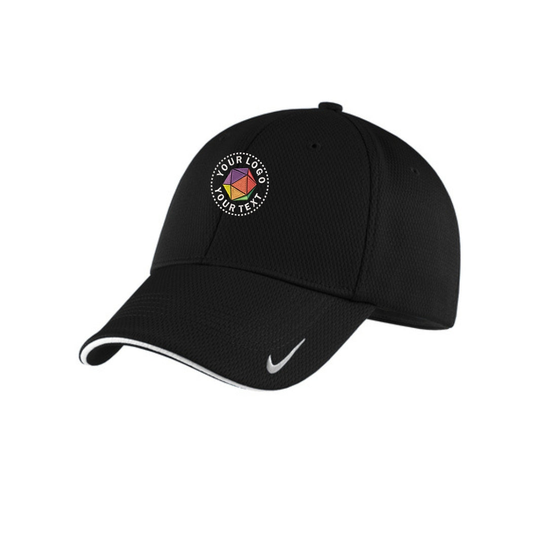 Custom Embroidered Nike Dri-FIT Stretch Mesh Sandwich Bill Cap - NKFD9718