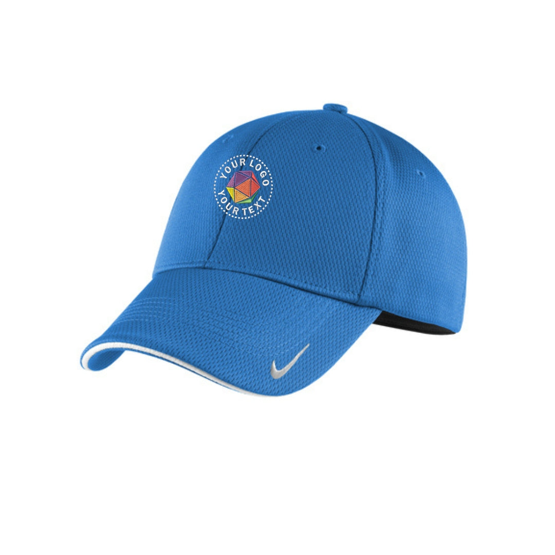 Custom Embroidered Nike Dri-FIT Stretch Mesh Sandwich Bill Cap - NKFD9718