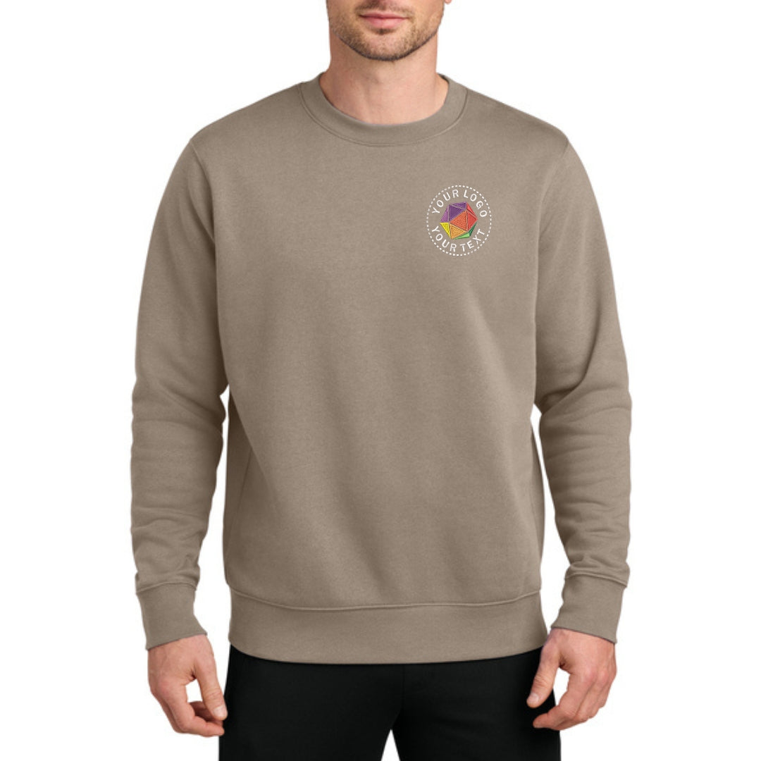 Custom Embroidered Nike Club Fleece Sleeve Swoosh Crew - NKFD9863