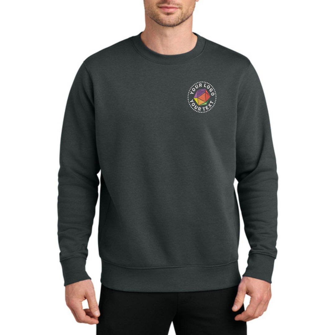 Custom Embroidered Nike Club Fleece Sleeve Swoosh Crew - NKFD9863