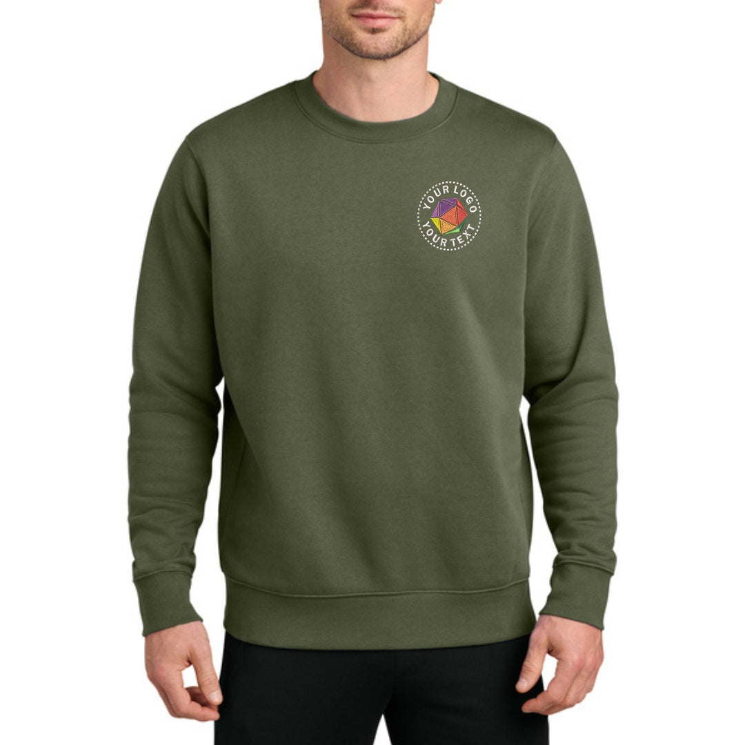 Custom Embroidered Nike Club Fleece Sleeve Swoosh Crew - NKFD9863