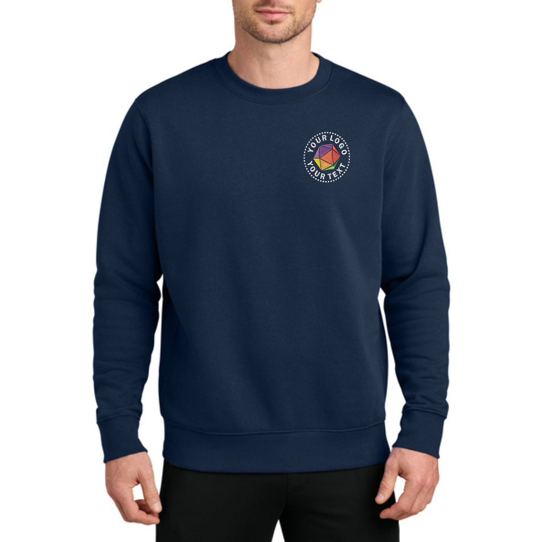 Custom Embroidered Nike Club Fleece Sleeve Swoosh Crew - NKFD9863