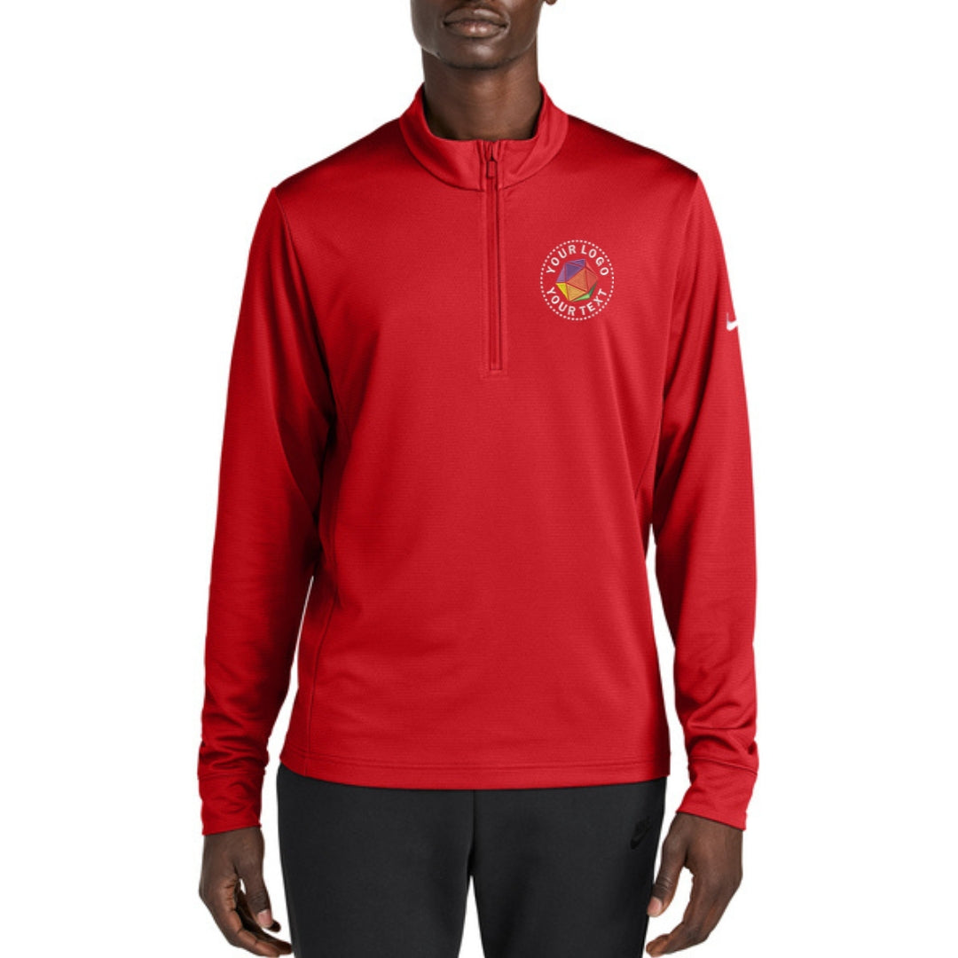 Custom Embroidered Nike Essential 1/2-Zip Cover-Up - NKHM8036