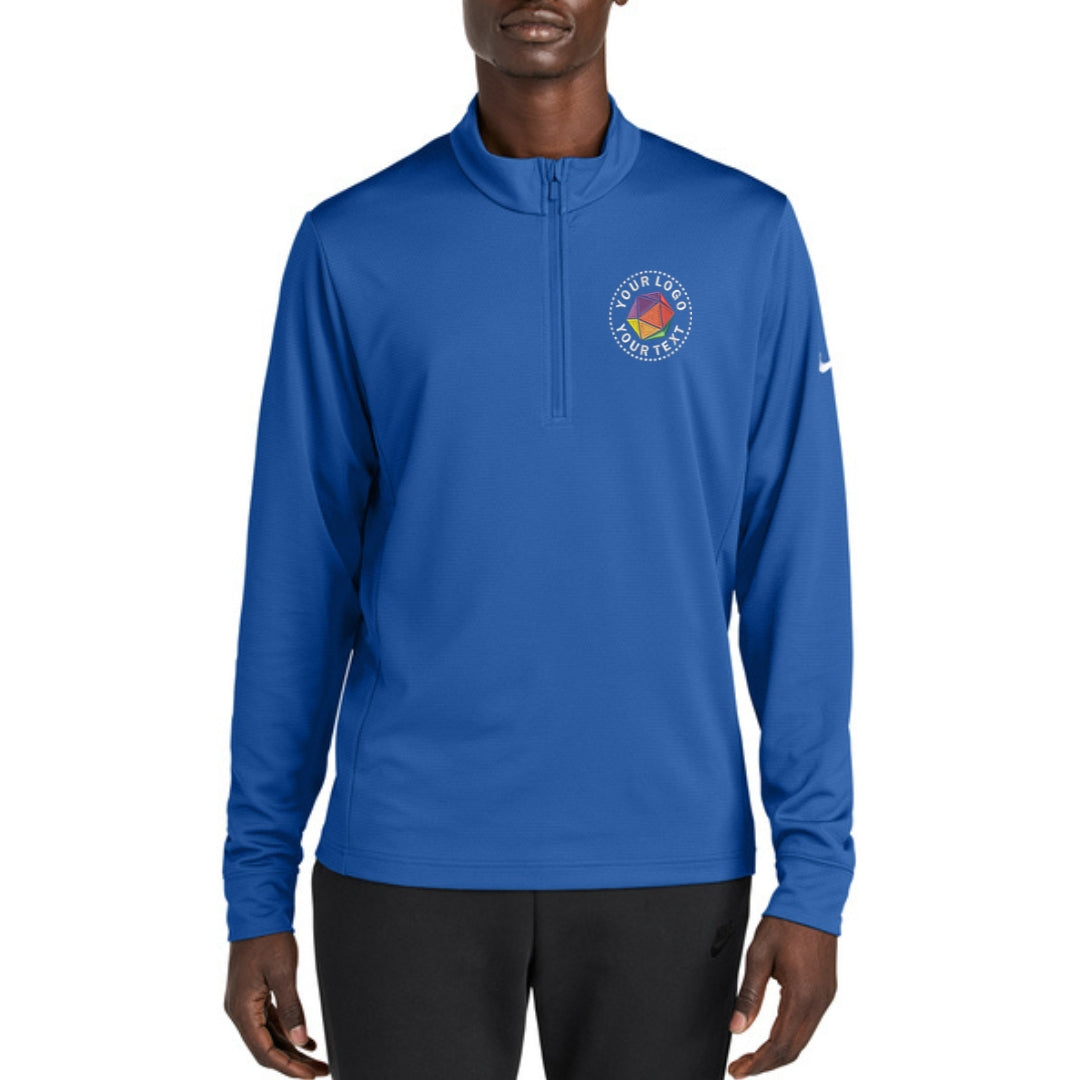 Custom Embroidered Nike Essential 1/2-Zip Cover-Up - NKHM8036