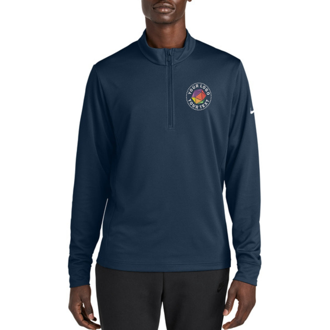 Custom Embroidered Nike Essential 1/2-Zip Cover-Up - NKHM8036