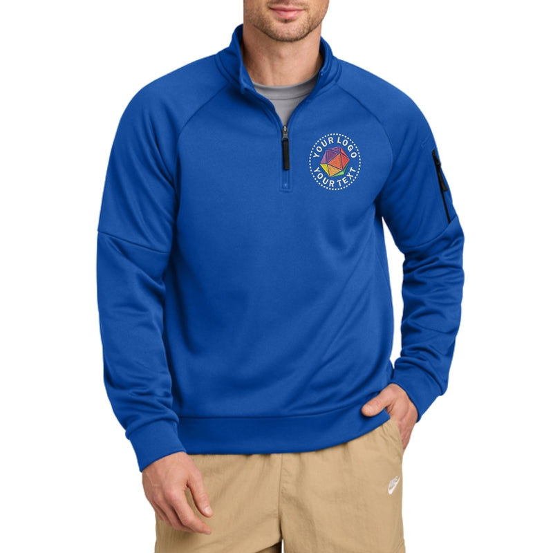 Custom Embroidered Nike Therma-FIT Pocket 1/4-Zip - NKIO8125