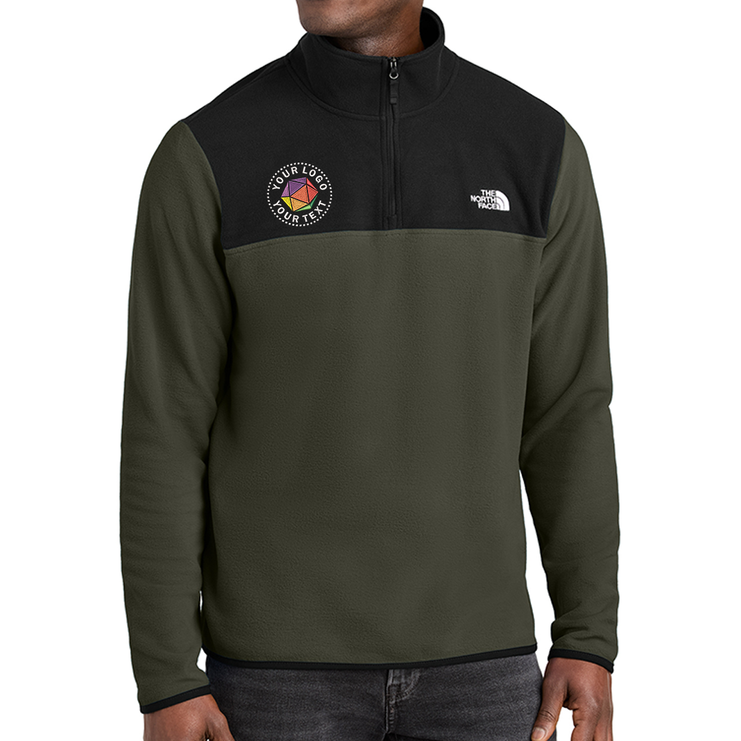 Custom Embroidered The North Face® Glacier 1/4-Zip Fleece - NF0A7V4L