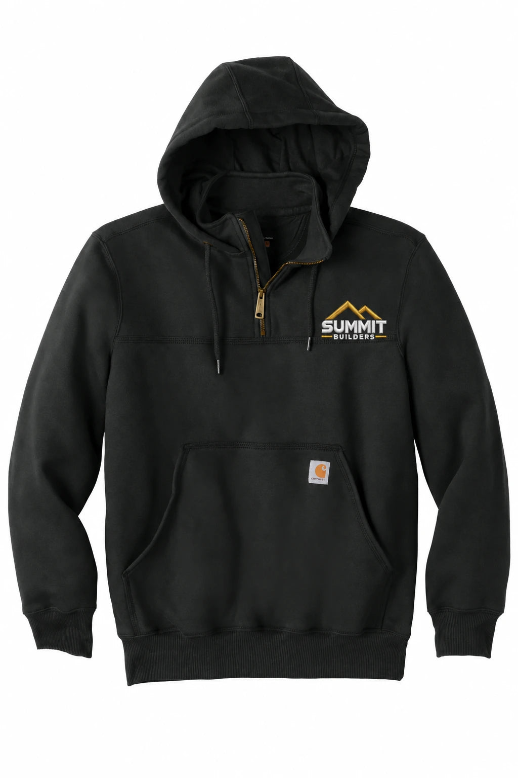 Black Zip Mock hoodie
