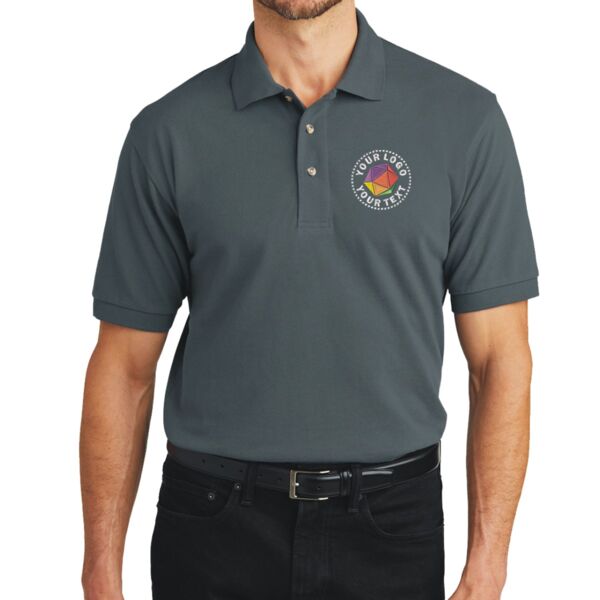 Heavyweight Cotton Pique Polo Thumbnail