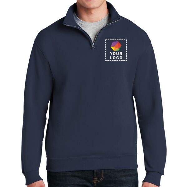 NuBlend 1/4-Zip Cadet Collar Sweatshirt Thumbnail