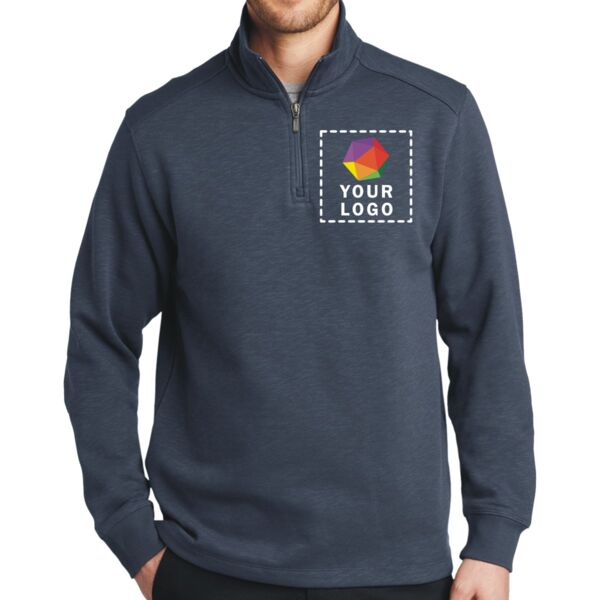 Slub Fleece 1/4-Zip Pullover Thumbnail