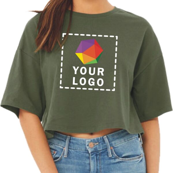 Ladies' Jersey Cropped T-Shirt Thumbnail