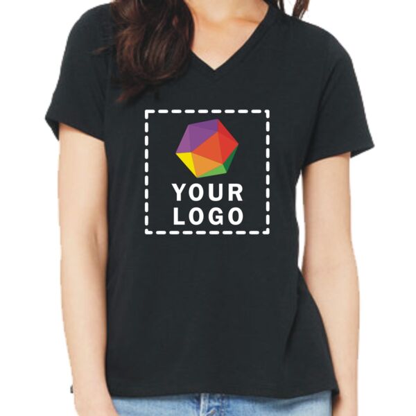 Ladies' Relaxed Triblend V-Neck T-Shirt Thumbnail