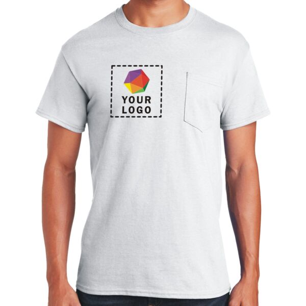 Ultra Cotton ® 100% US Cotton T Shirt with Pocket Thumbnail