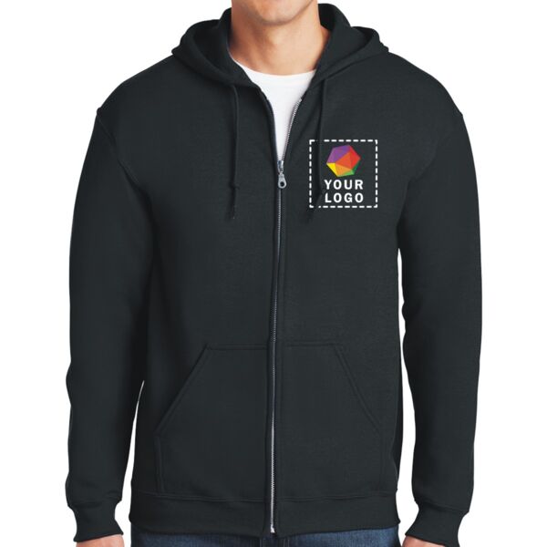 Heavy Blend Full Zip Hooded Sweatshirt Thumbnail