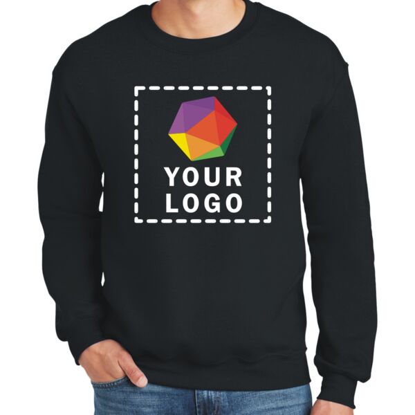 Adult DryBlend® Adult 9 oz., 50/50 Fleece Crew Thumbnail