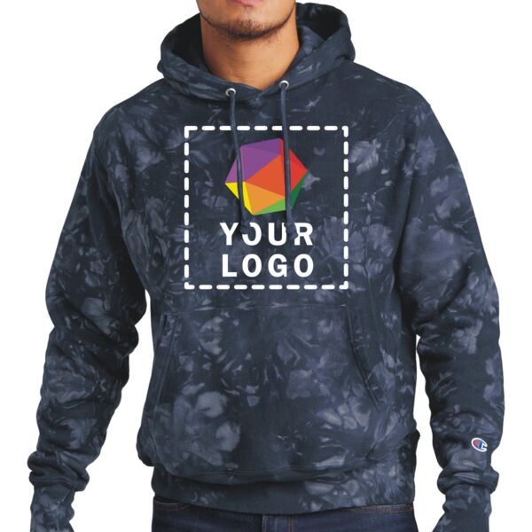 Reverse Weave ® Scrunch Dye Tie Dye Hooded Sweatshirt Thumbnail