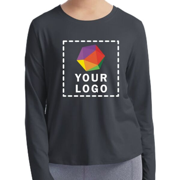 Ladies' Cutout Long Sleeve T-Shirt Thumbnail