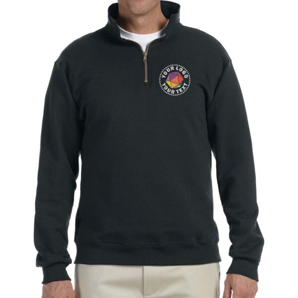 Super Sweats ® NuBlend ® 1/4 Zip Sweatshirt with Cadet Collar Thumbnail