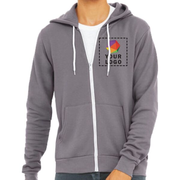 Unisex Sponge Fleece Full-Zip Hooded Sweatshirt Thumbnail