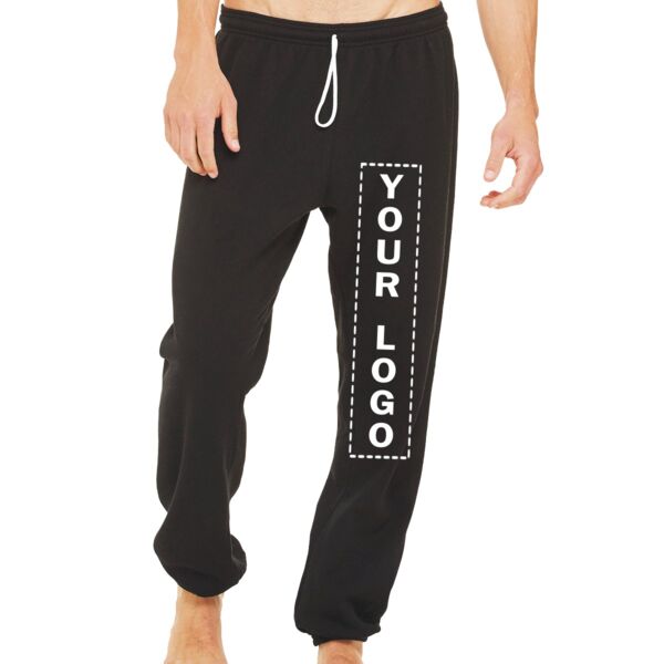 Unisex Sponge Fleece Long Scrunch Pant Thumbnail