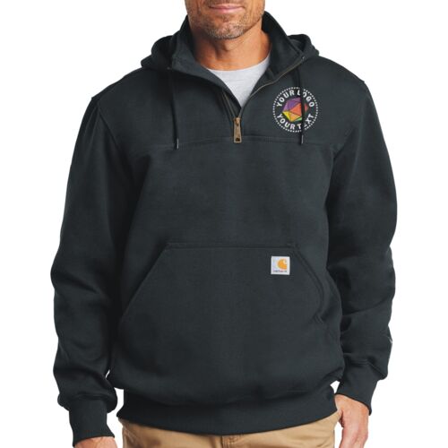 Rain Defender ® Paxton Heavyweight Hooded Zip Mock Sweatshirt Thumbnail