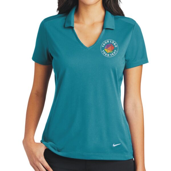 Ladies Dri FIT Vertical Mesh Polo Thumbnail