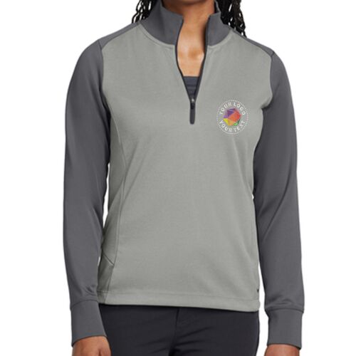 Ladies Dri FIT 1/2 Zip Cover Up Thumbnail