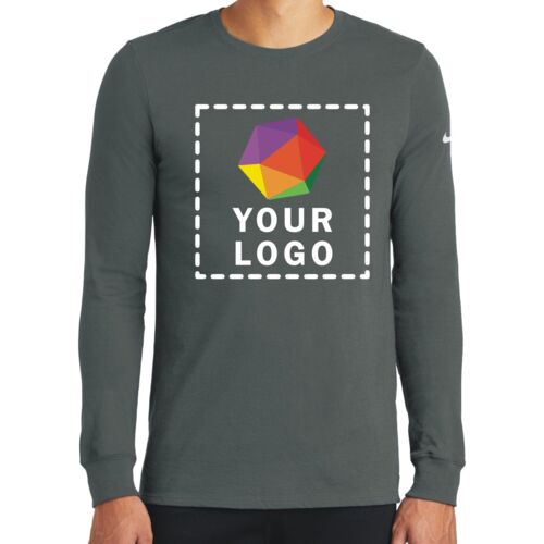 Dri FIT Cotton/Poly Long Sleeve Tee Thumbnail