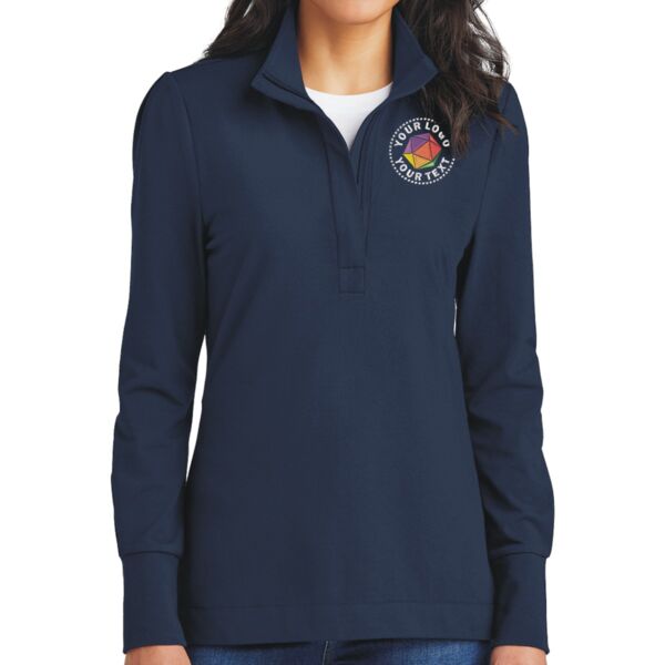 Ladies Fairway Stretch 1/4 Zip Thumbnail