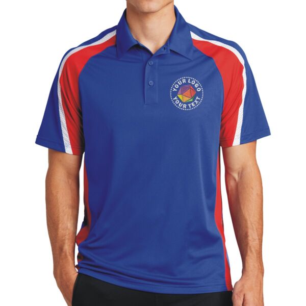 Tricolor Micropique Sport Wick ® Polo Thumbnail