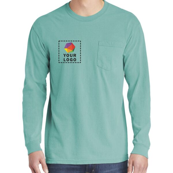 Heavyweight Ring Spun Long Sleeve Pocket Tee Thumbnail